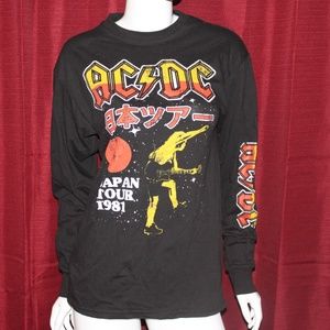 AC/DC "Japan Tour 1981" Graphic Long Sleeve Tee